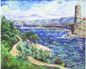 L'entree Du Port De Marseille, Circa 1910 by Adolphe Clary-Baroux