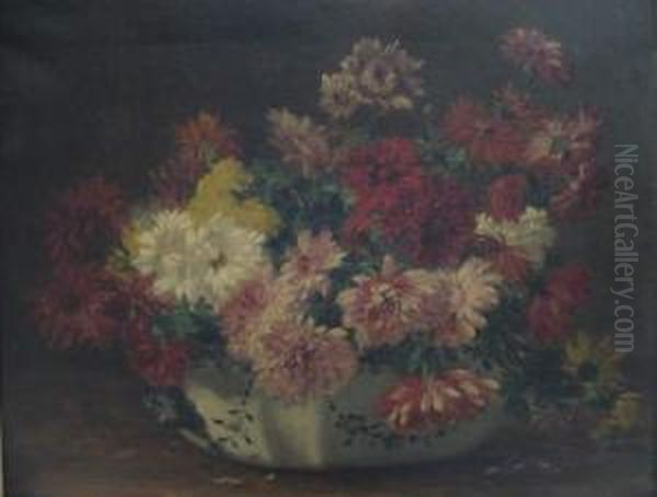 Bouquet De Fleurs Sur Un Entablement - view 1
