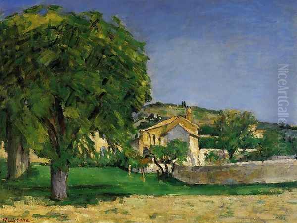 Chestnut Trees And Farmstead Of Jas De Bouffin - view 1