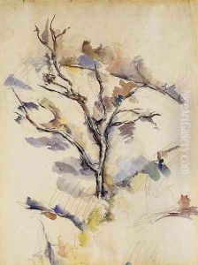 The Oak Tree by Paul Cezanne