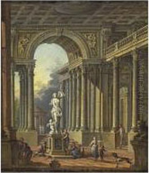Architectures Classiques Avec Personnages - view 1