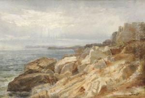 Bord De Cote Pres De Naples by Johan Christian Clausen Dahl