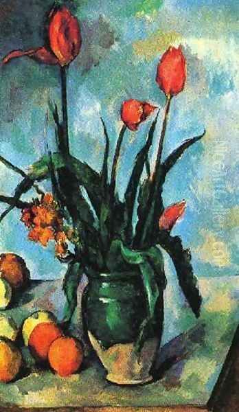 Tulips In A Vase - view 1