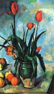 Tulips In A Vase