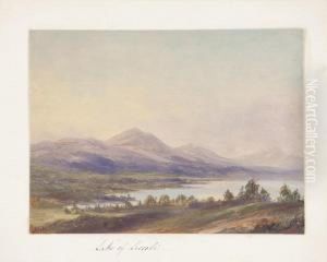 Lago D'agnano Visto Dai Camaldoli by Johan Christian Clausen Dahl