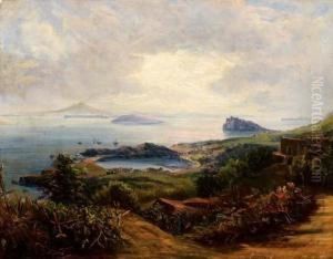 Il Vesuvio Da Ischia by Johan Christian Clausen Dahl