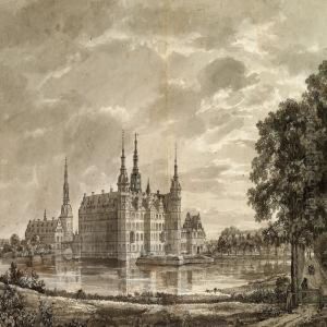 Frederiksborg by Johan Christian Clausen Dahl