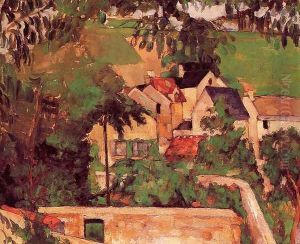 Landscape At Auvers by Paul Cezanne