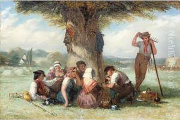 Harvesters At Lunch - view 1