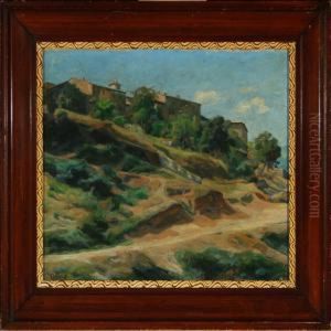 Scenery From Civita D'antino by Gad Frederik Clement