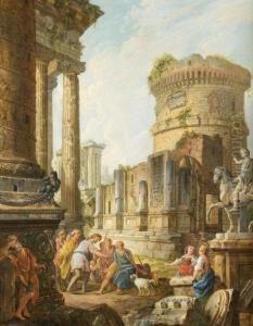 Caprice Architectural Romain by Charles Louis Clerisseau