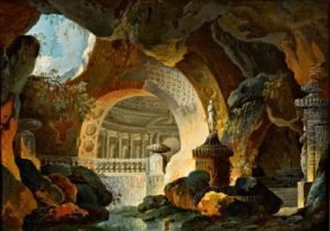 Grotte by Charles Louis Clerisseau