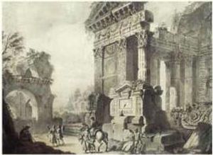 Ruines Animees by Charles Louis Clerisseau