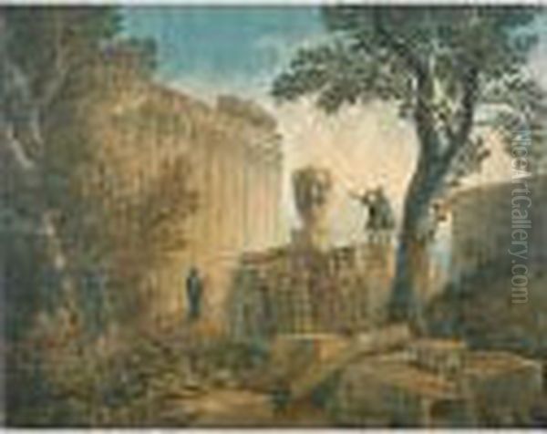 Capriccio With Three Figures - view 1