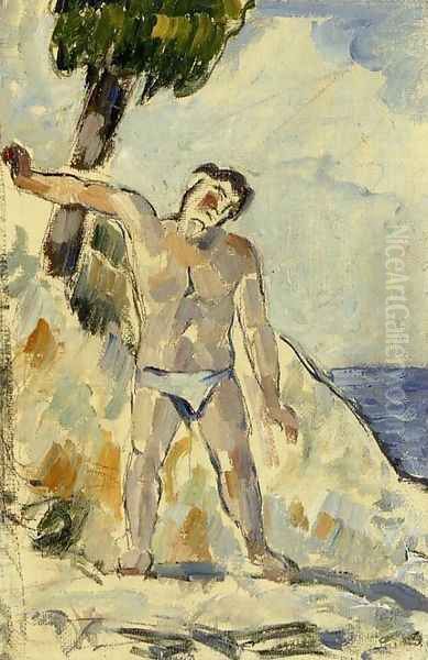 Bather With Arms Spread - view 1