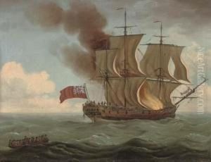 The 
Luxborough Galley 
 On Fire