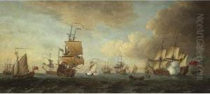 The British Fleet At Sea, 1688 The British Fleet At Sea, 1688