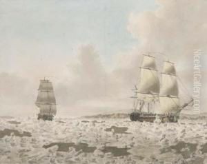 H.m.s. Carcass With The Young Nelson Aboard by John the Younger Cleveley