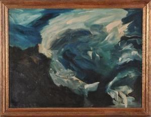 Wind Torn Sea by Merton Clivette
