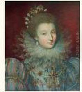 Portrait D'elisabeth D'angleterre by Johann Closterman
