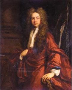 Portrait Of Hon. George Monson (b.1658) by Johann Closterman
