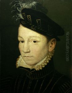 Portrait De Charles Ix by Francois Clouet