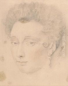 The Head Of A Young Woman by Francois Clouet