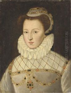 Portrait De Femme A La Collerette Blanche Portrait De Femme A La Collerette Blanche