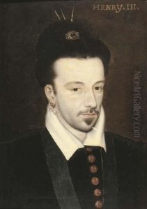 Portrait Of Henry Iii, Bust-length, Wearing A Black And Green Dress thumbnail