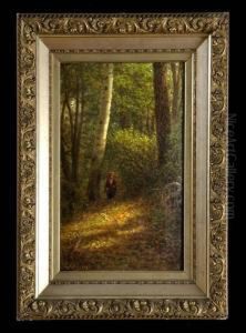 Hunting In The Woods by George Lafayette Clough