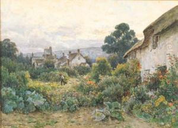 Paesaggio Con Contadino Al Lavoro - view 1