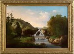Hudson River Landscape by Edmund C. Coates