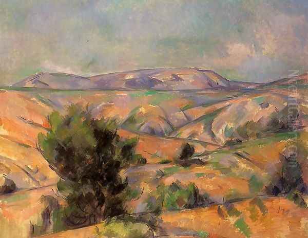 Mount Sainte Victoire Seen From Gardanne - view 1