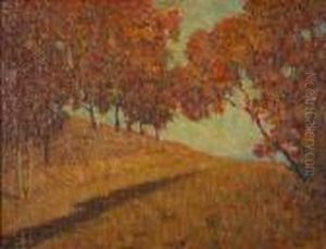 'autumn' (hillside by Frank Coburn