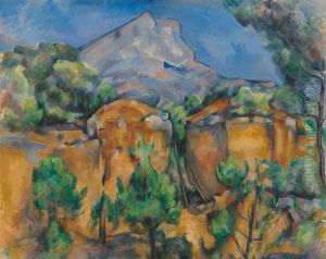 Mont Sainte Victoire Seen From The Bibemus Quarry