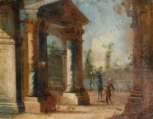 Figures By Classical Buildings, A Parkbeyond