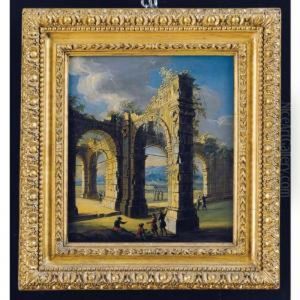 Paesaggi Con Rovine Architettoniche E Figure