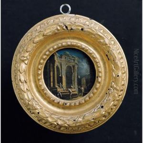Capricci Architettonici Con Figure - view 1