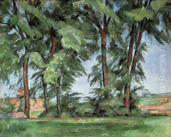 Tall Trees At The Jas De Bouffan - view 1