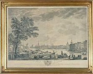 Le Port De La Rochelle, Vu De La Petitte Rive by Charles-Nicolas I Cochin