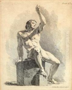 Life Studies Of A Man by Charles-Nicolas I Cochin