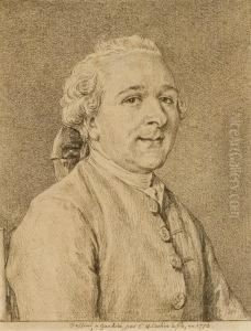 Portrait De Yves-joseph-charles Pommyer De Rougemont by Charles-Nicolas I Cochin