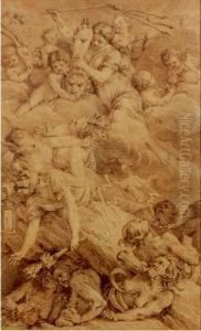 Projet De Frontispice Pour < Fables, Contes Et Epitres > De L'abbe
Le Monnier