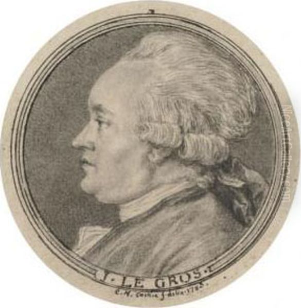 Portrait De J. Le Gros, En Buste De Profil A Gauche - view 1