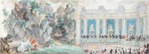 Mme. De Pompadour Performing A Scene From