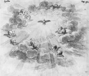 Le Saint-esprit Entoure De Cherubins