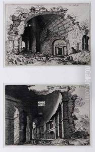 Vues De Ruines Romaines - view 1