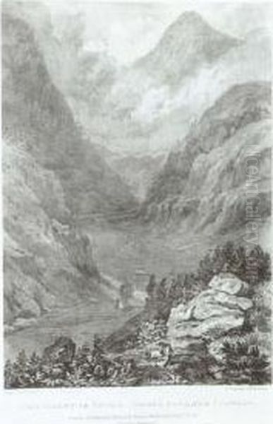 Views To Illustrate The Route Of The Simplon - view 1
