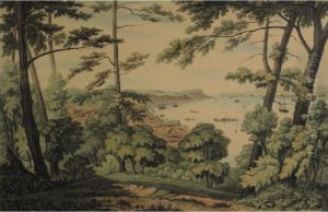 Cape Diamond And Wolf""""s Cove From The Point A Pizeau Near Quebec, Plate 1