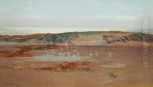 Sea Coast Near Conway by George Cockram